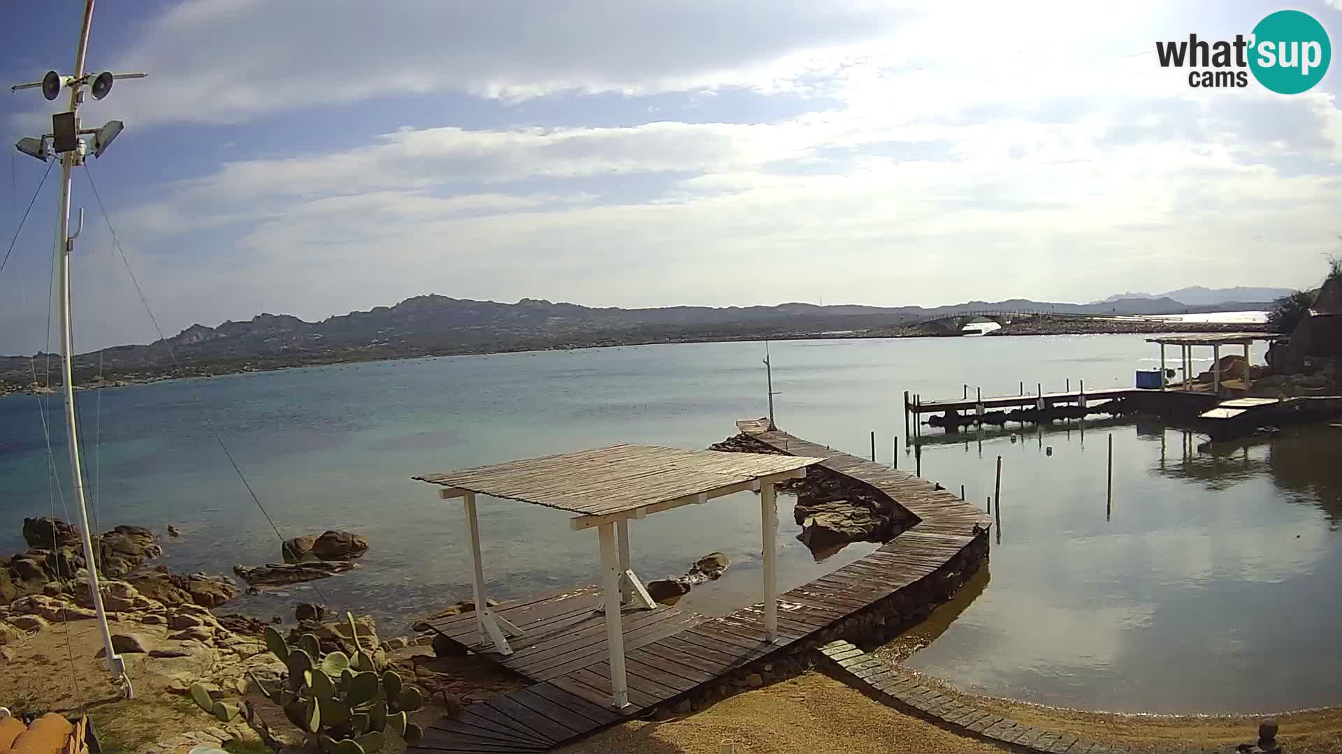 Webcam en vivo Ponte Caprera – La Maddalena – Cerdeña – Italia