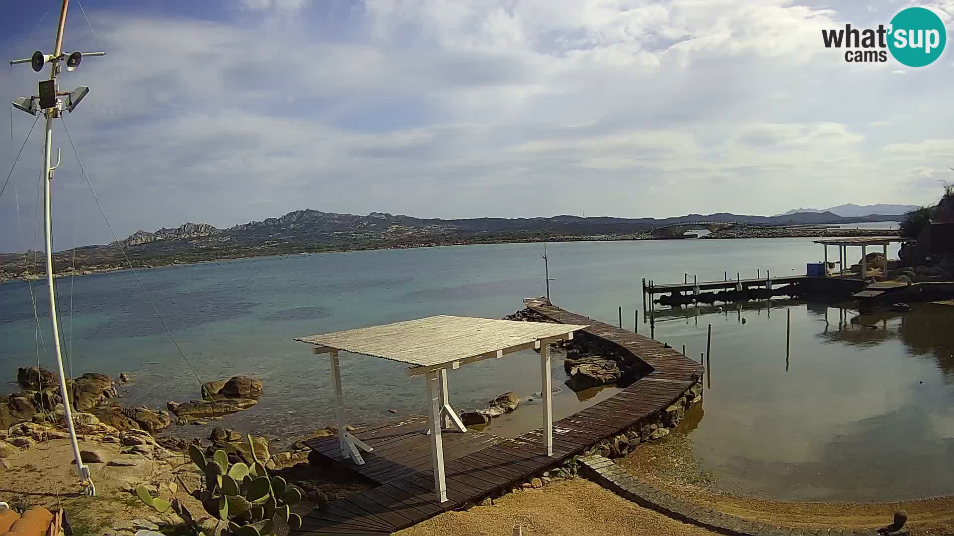 Webcam en vivo Ponte Caprera – La Maddalena – Cerdeña – Italia