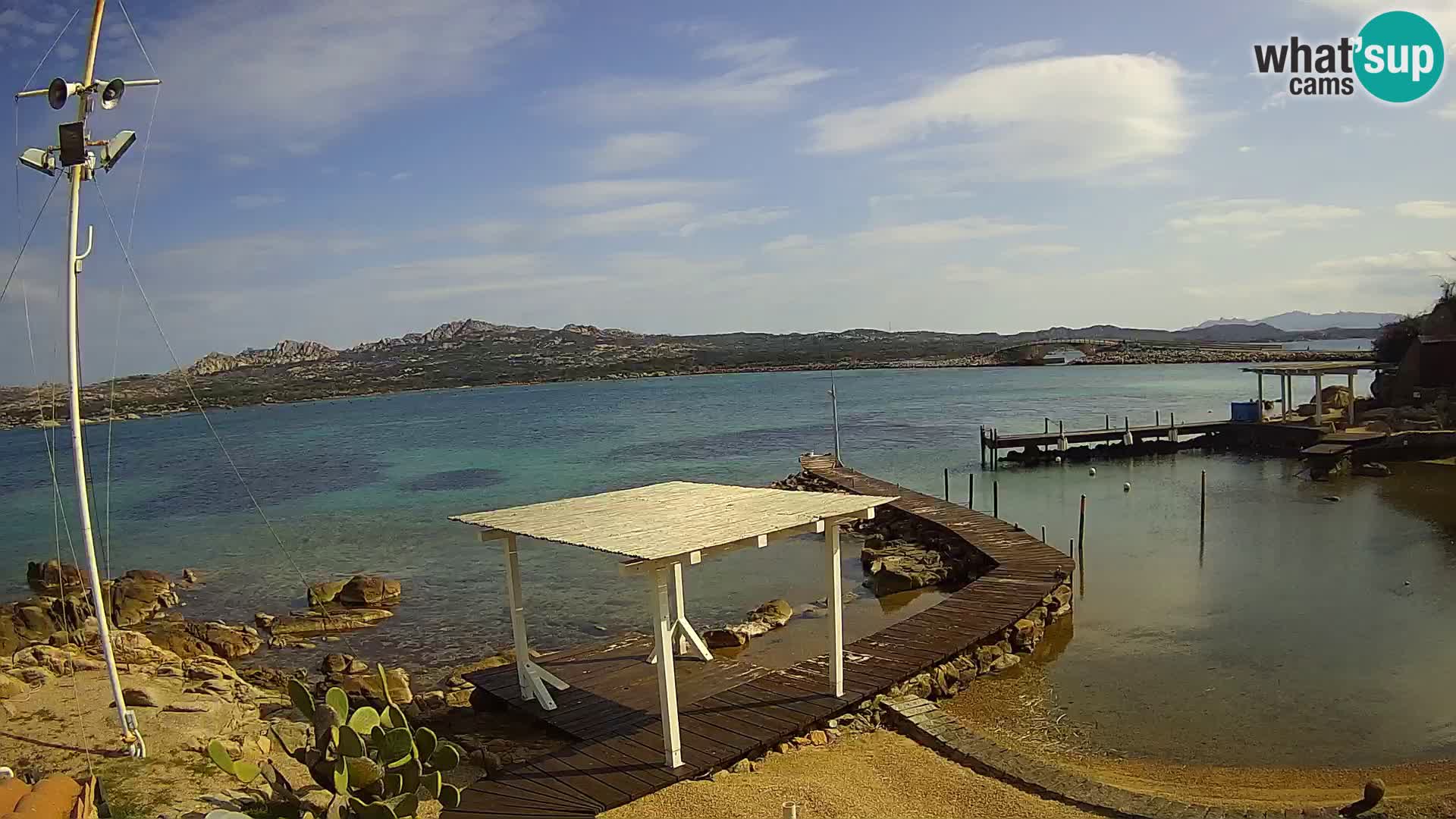 Webcam en direct Ponte Caprera – La Maddalena – Sardaigne – Italie