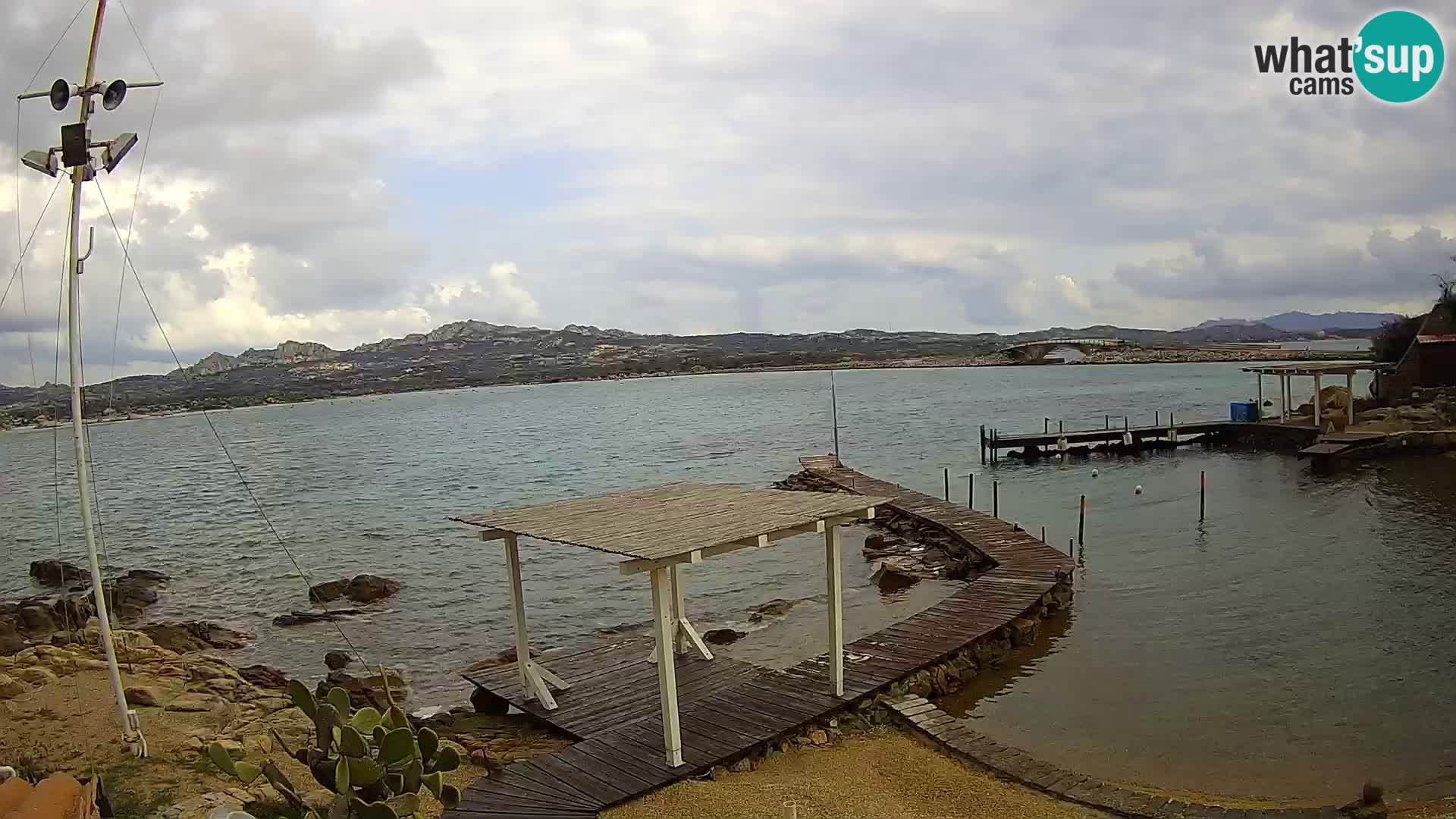 Live-Webcam Ponte Caprera – La Maddalena – Sardinien – Italien