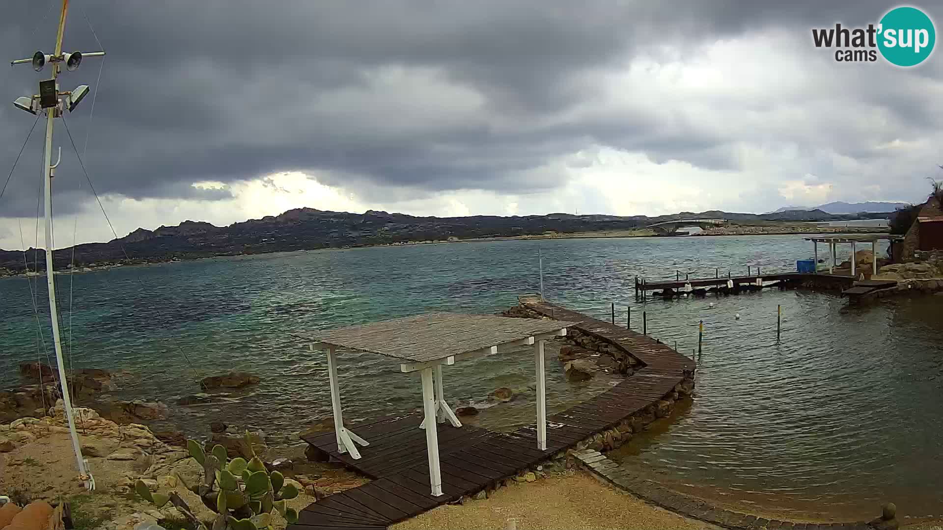 Webcam en vivo Ponte Caprera – La Maddalena – Cerdeña – Italia