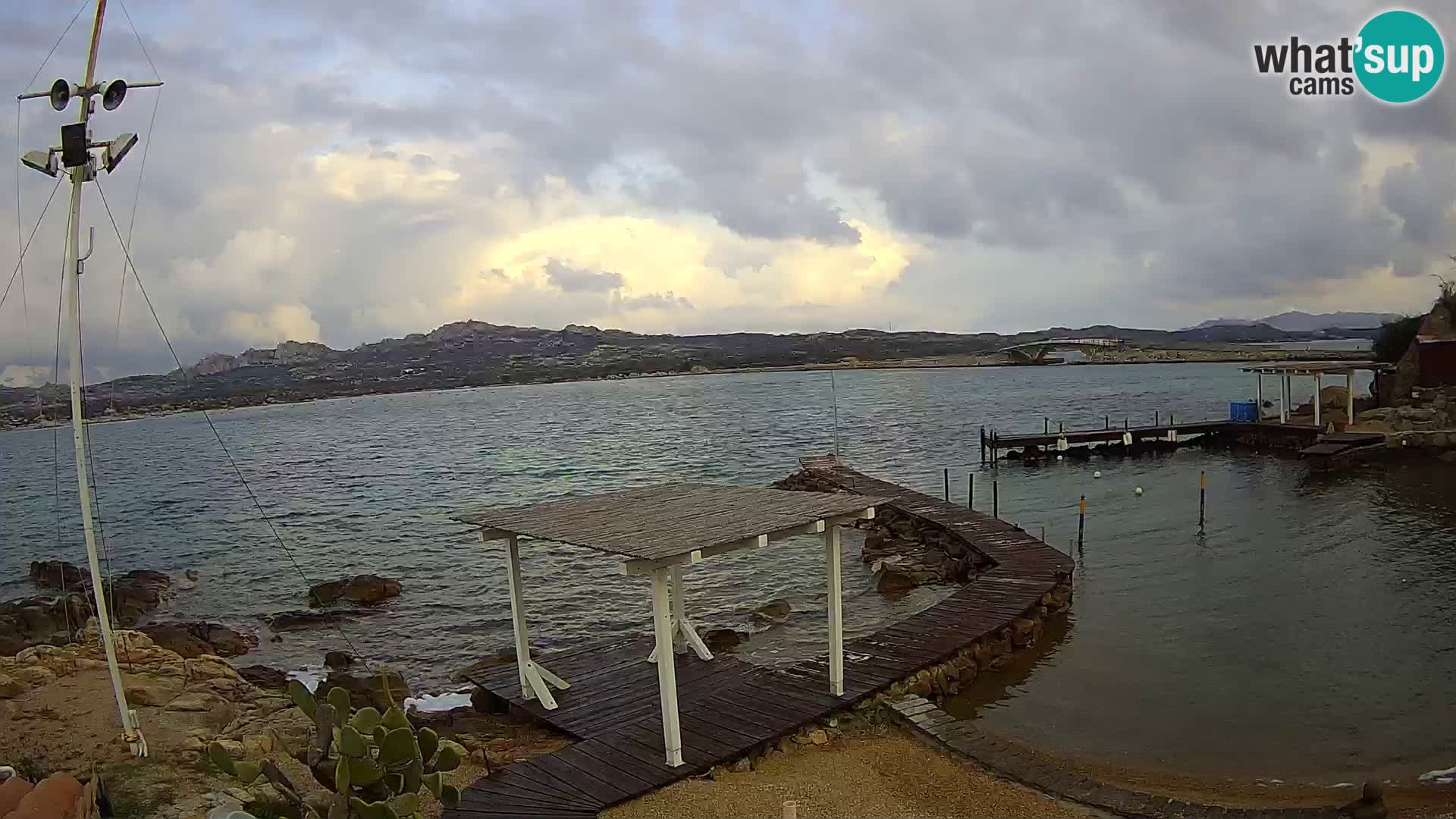 Webcam en vivo Ponte Caprera – La Maddalena – Cerdeña – Italia