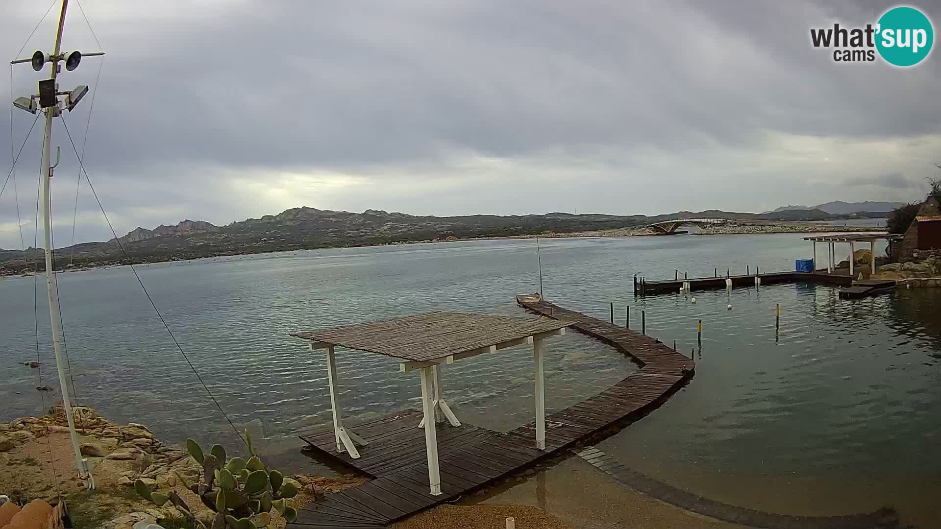 Webcam en vivo Ponte Caprera – La Maddalena – Cerdeña – Italia