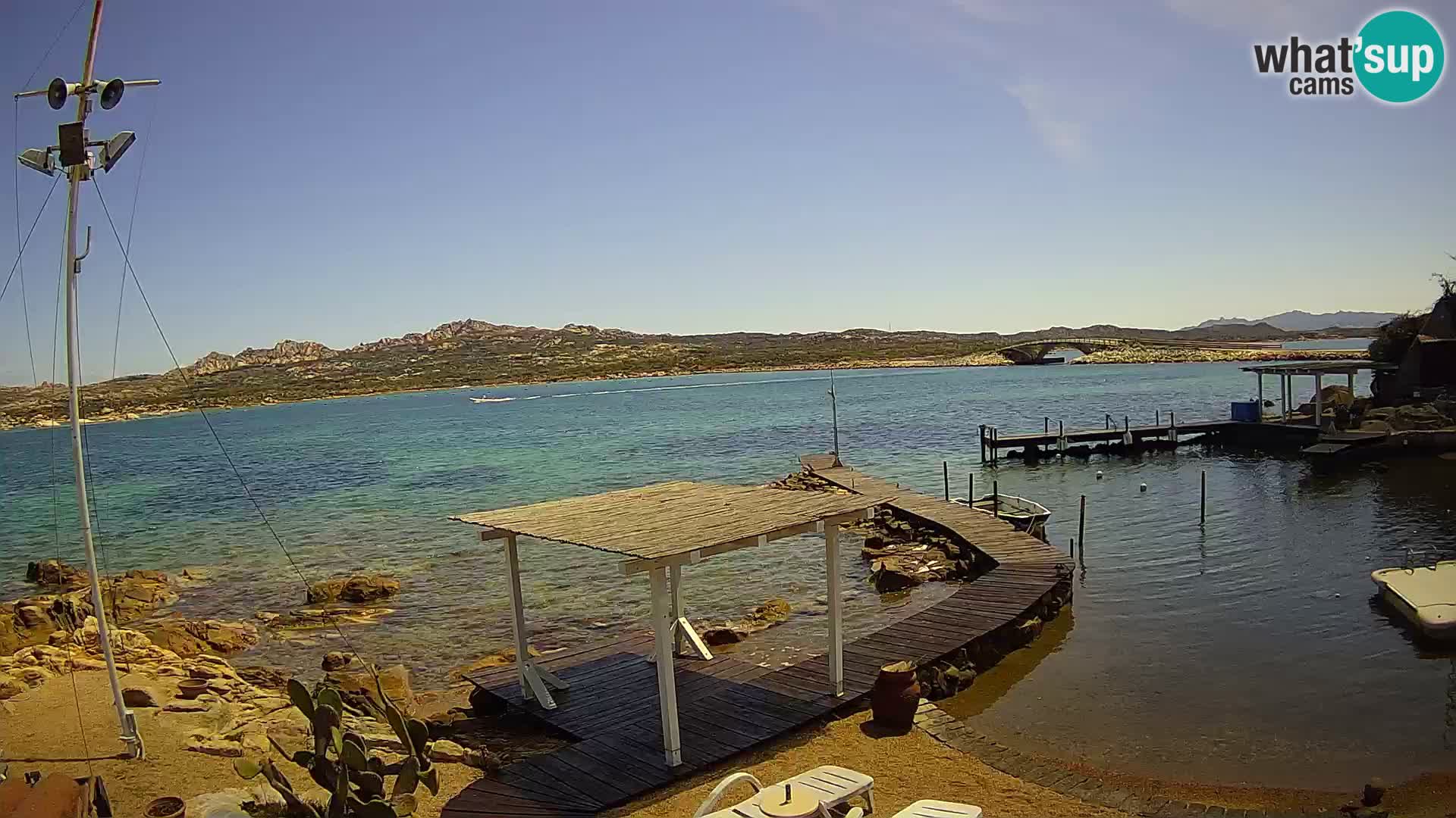 Live webcam Ponte Caprera – La Maddalena – Sardegna – Italia