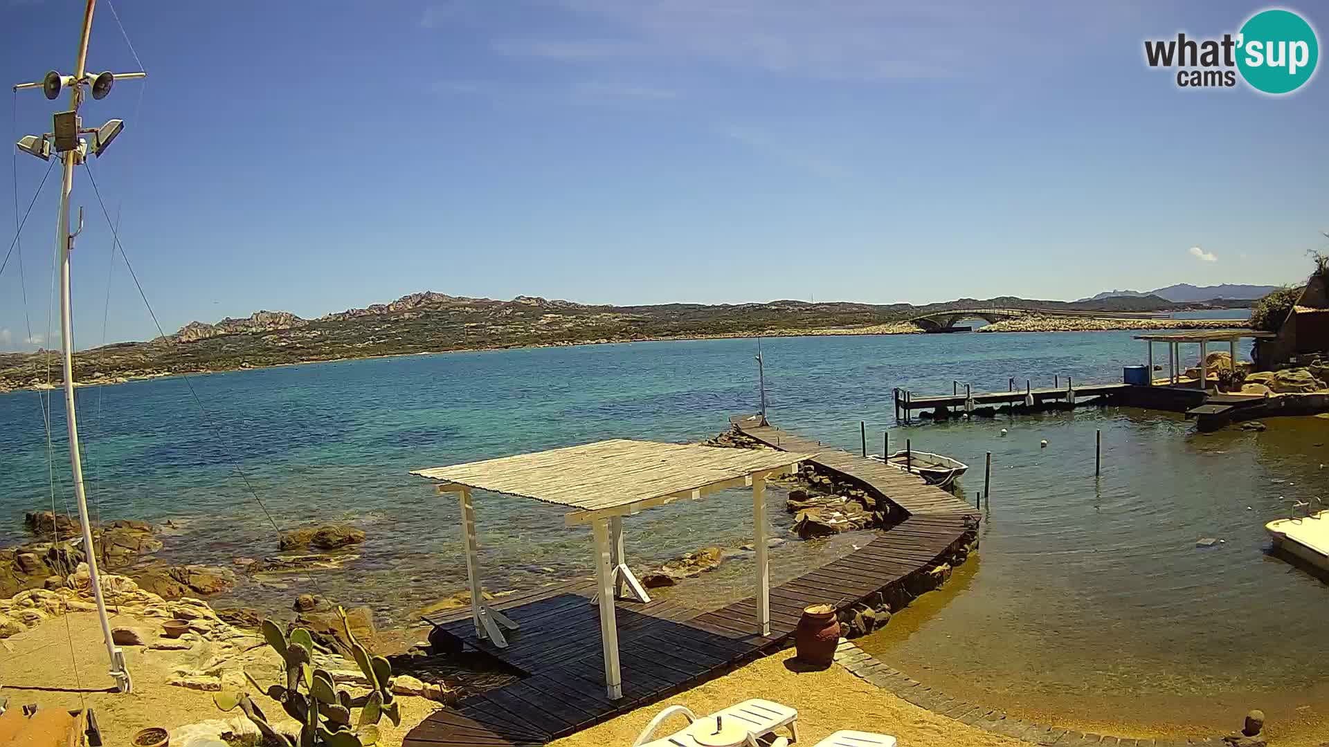 Live webcam Ponte Caprera – La Maddalena – Sardegna – Italia