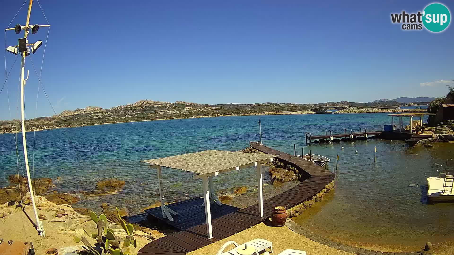 Webcam en direct Ponte Caprera – La Maddalena – Sardaigne – Italie