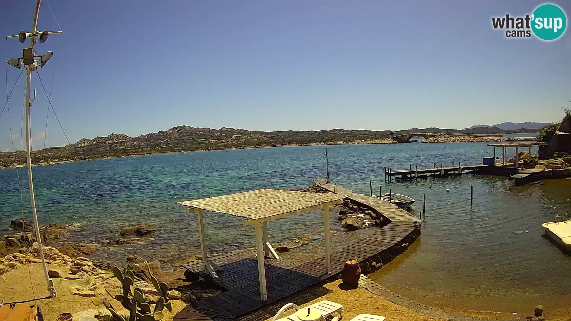 Webcam en vivo Ponte Caprera – La Maddalena – Cerdeña – Italia
