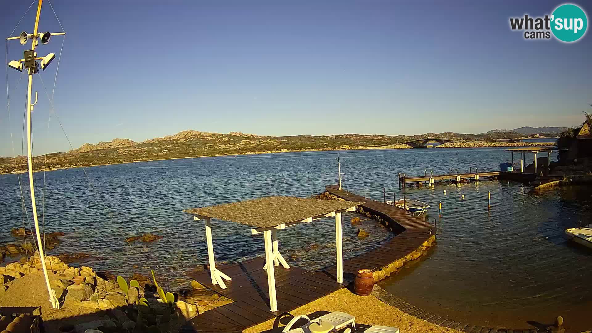Live-Webcam Ponte Caprera – La Maddalena – Sardinien – Italien