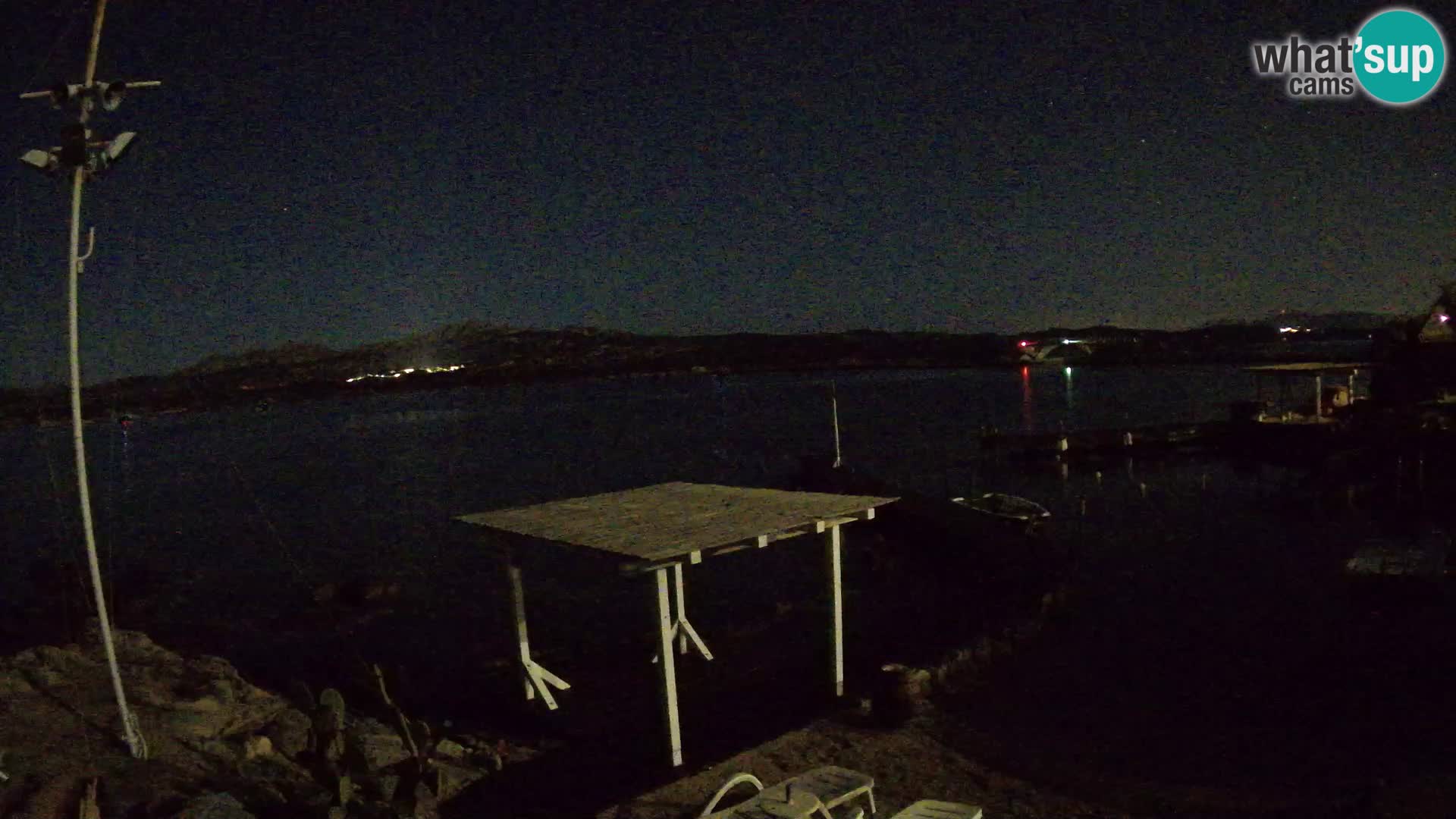 Spletna kamera v živo Ponte Caprera – La Maddalena – Sardinija – Italija