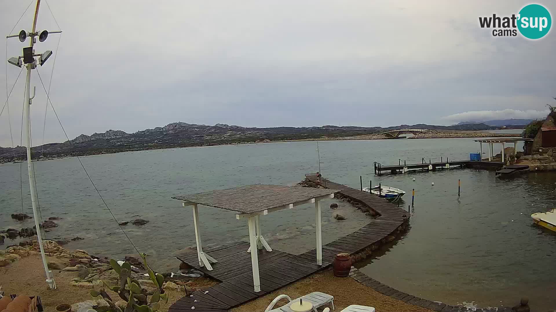 Webcam en direct Ponte Caprera – La Maddalena – Sardaigne – Italie