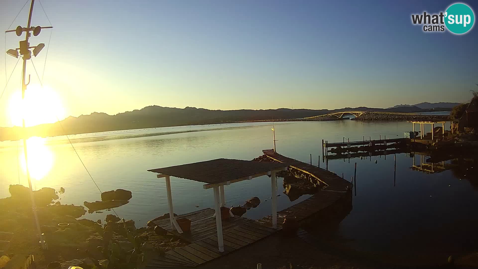 Webcam en direct Ponte Caprera – La Maddalena – Sardaigne – Italie