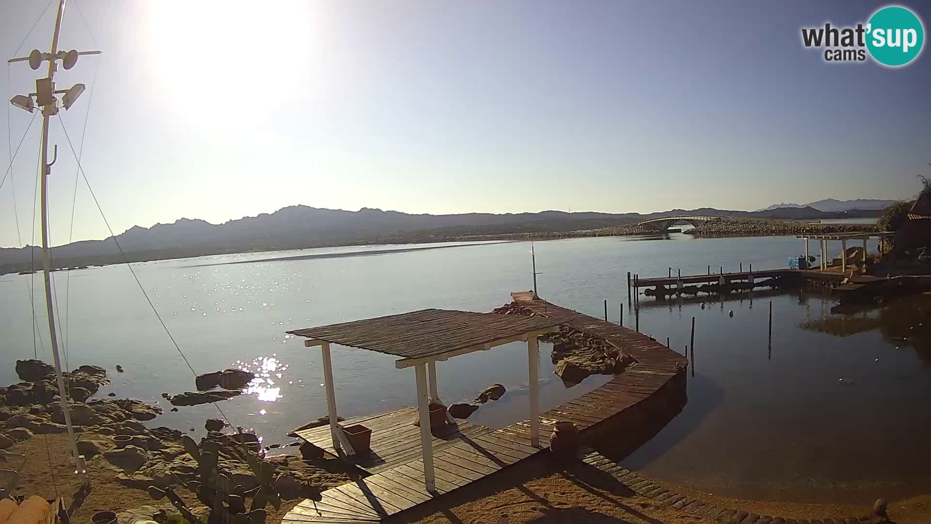 Webcam en direct Ponte Caprera – La Maddalena – Sardaigne – Italie