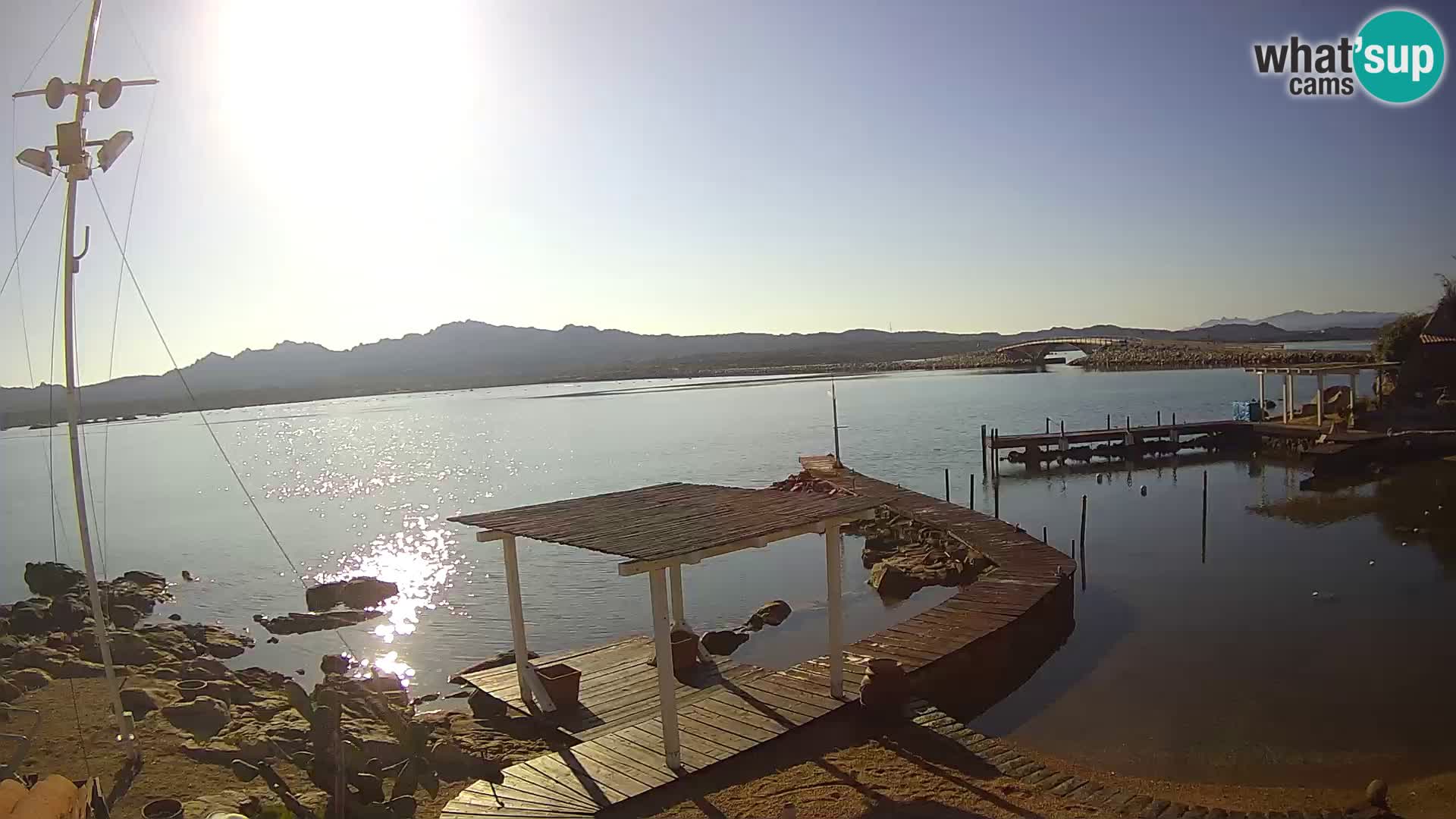 Live-Webcam Ponte Caprera – La Maddalena – Sardinien – Italien