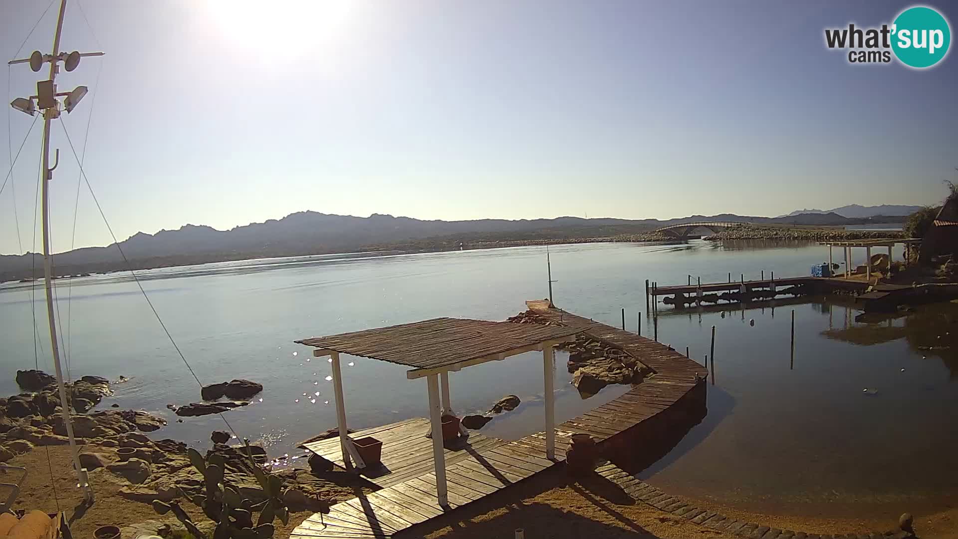 Live webcam Ponte Caprera – La Maddalena – Sardinia – Italy