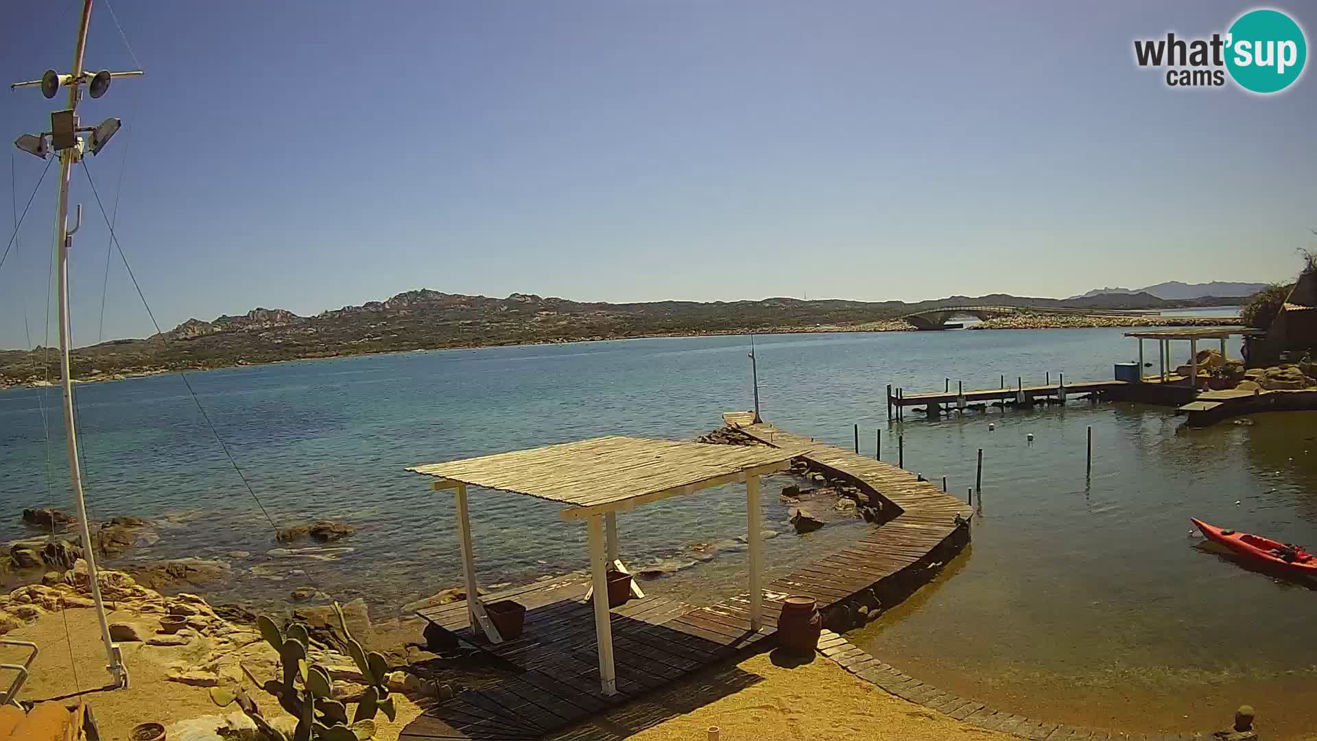 Live webcam Ponte Caprera – La Maddalena – Sardinia – Italy