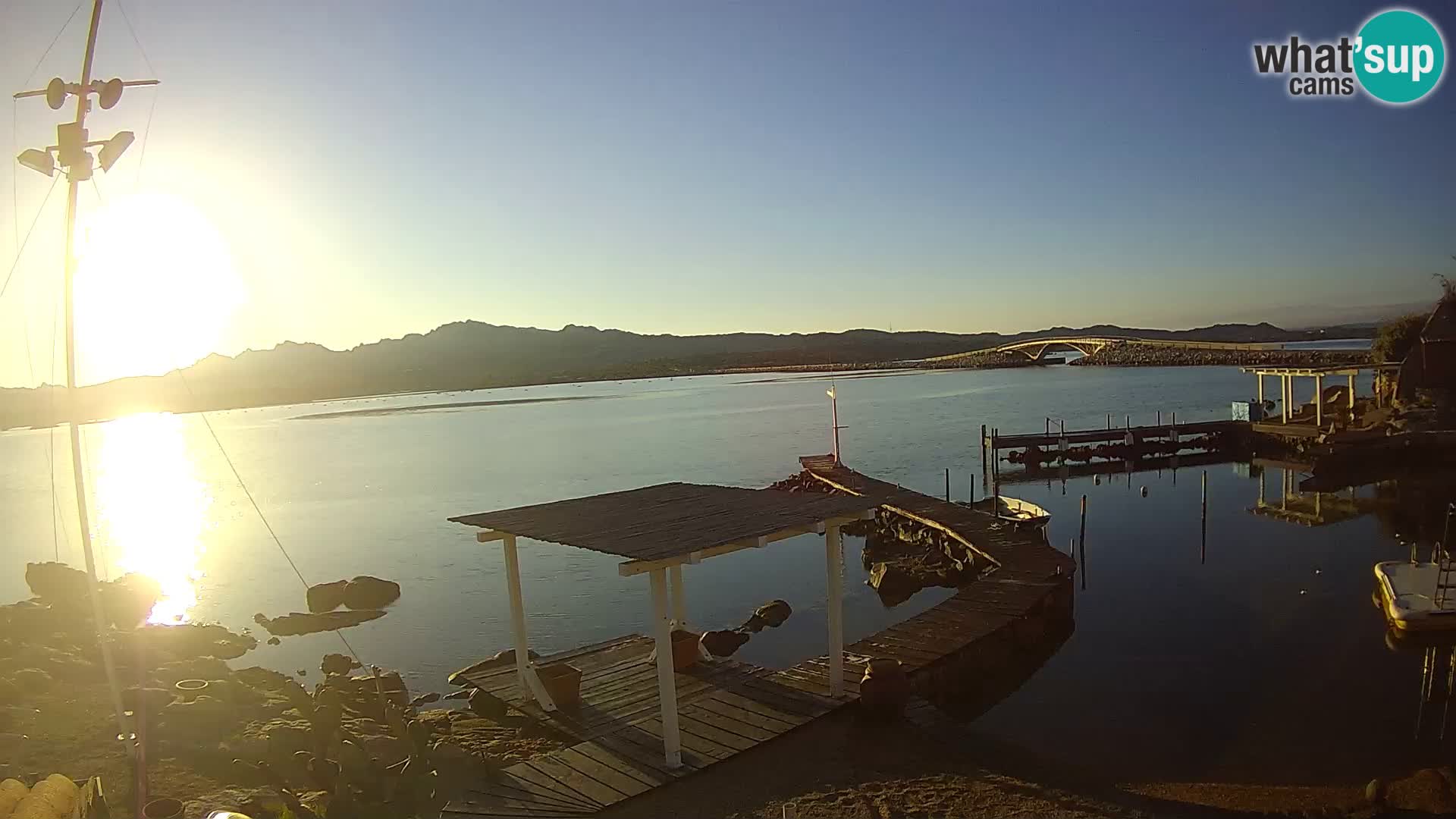 Live webcam Ponte Caprera – La Maddalena – Sardegna – Italia
