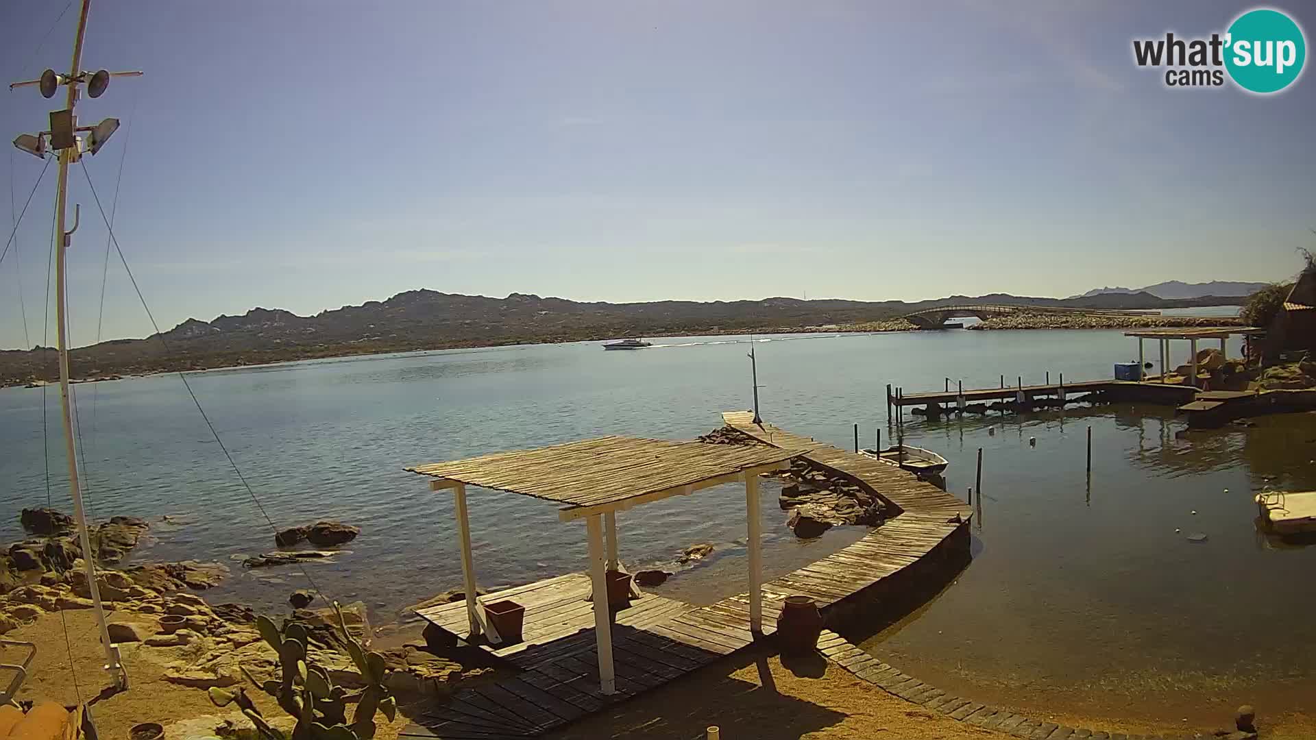 Live webcam Ponte Caprera – La Maddalena – Sardegna – Italia