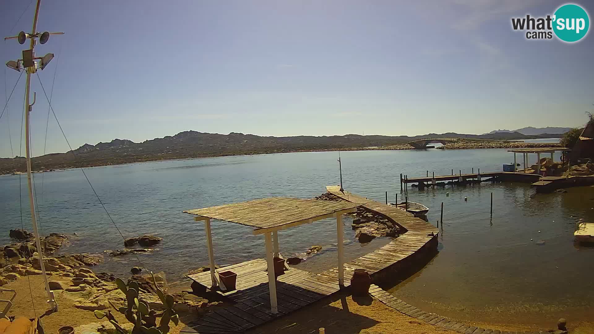 Live webcam Ponte Caprera – La Maddalena – Sardinia – Italy