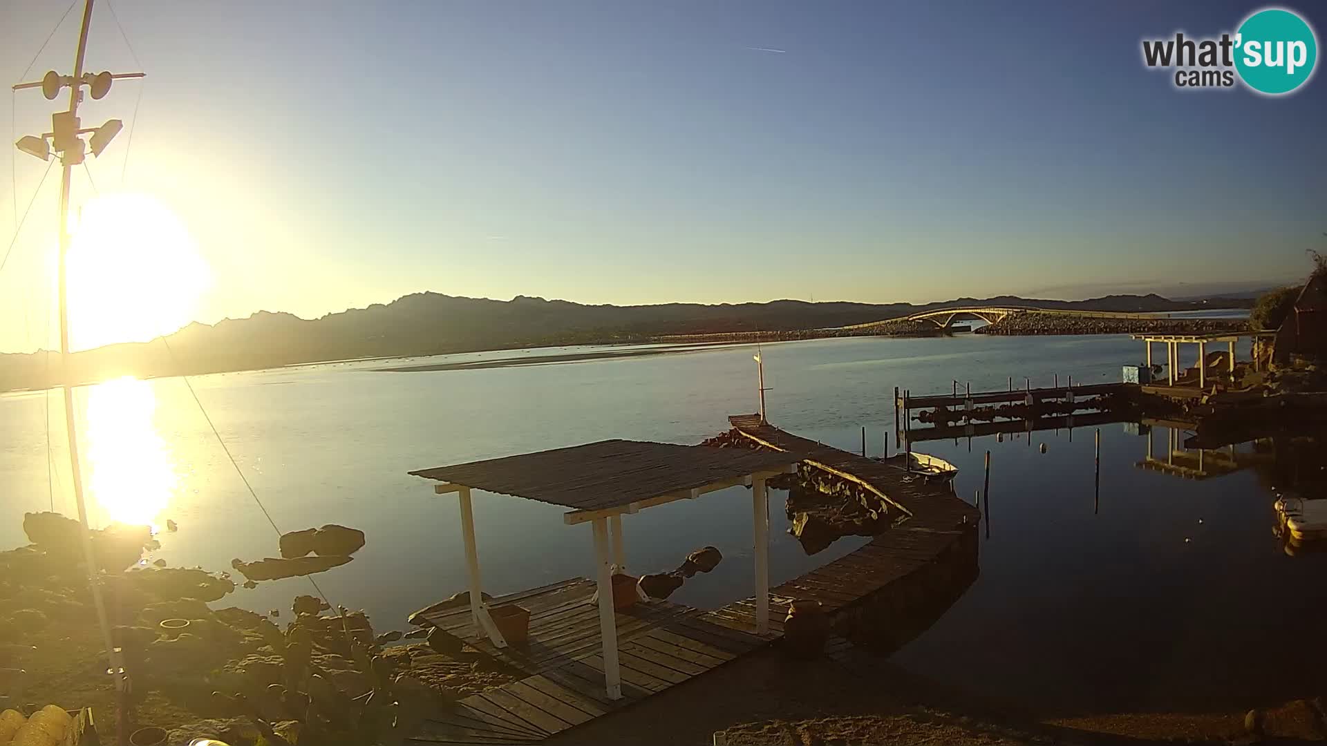 Live-Webcam Ponte Caprera – La Maddalena – Sardinien – Italien