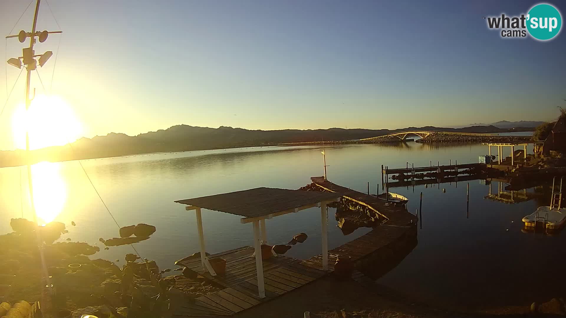 Webcam en vivo Ponte Caprera – La Maddalena – Cerdeña – Italia