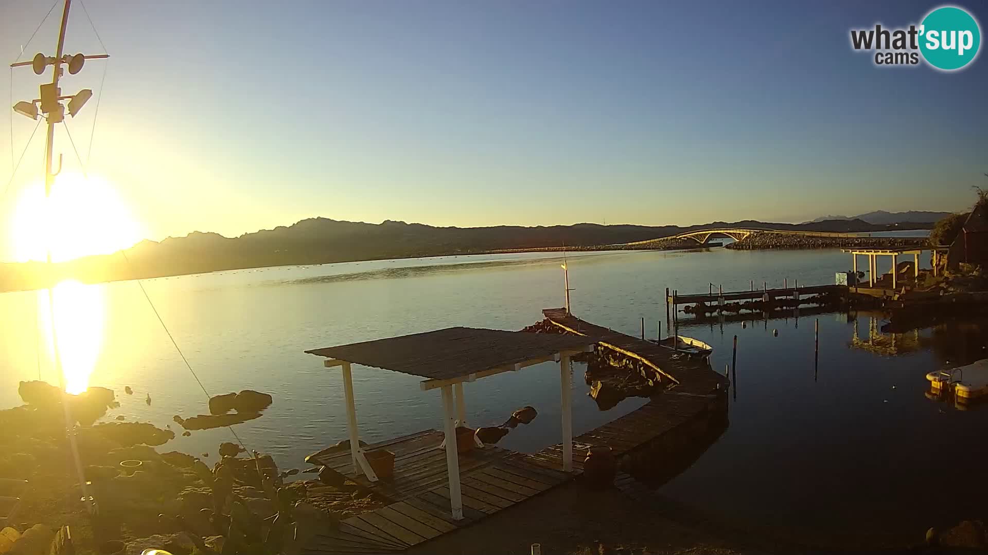 Live-Webcam Ponte Caprera – La Maddalena – Sardinien – Italien