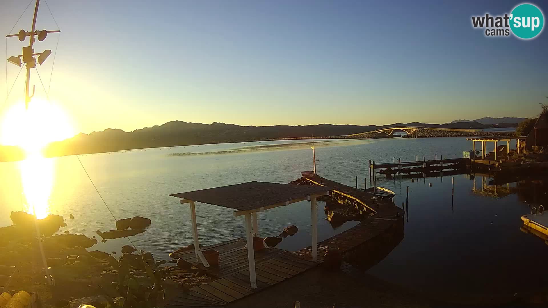 Webcam en direct Ponte Caprera – La Maddalena – Sardaigne – Italie