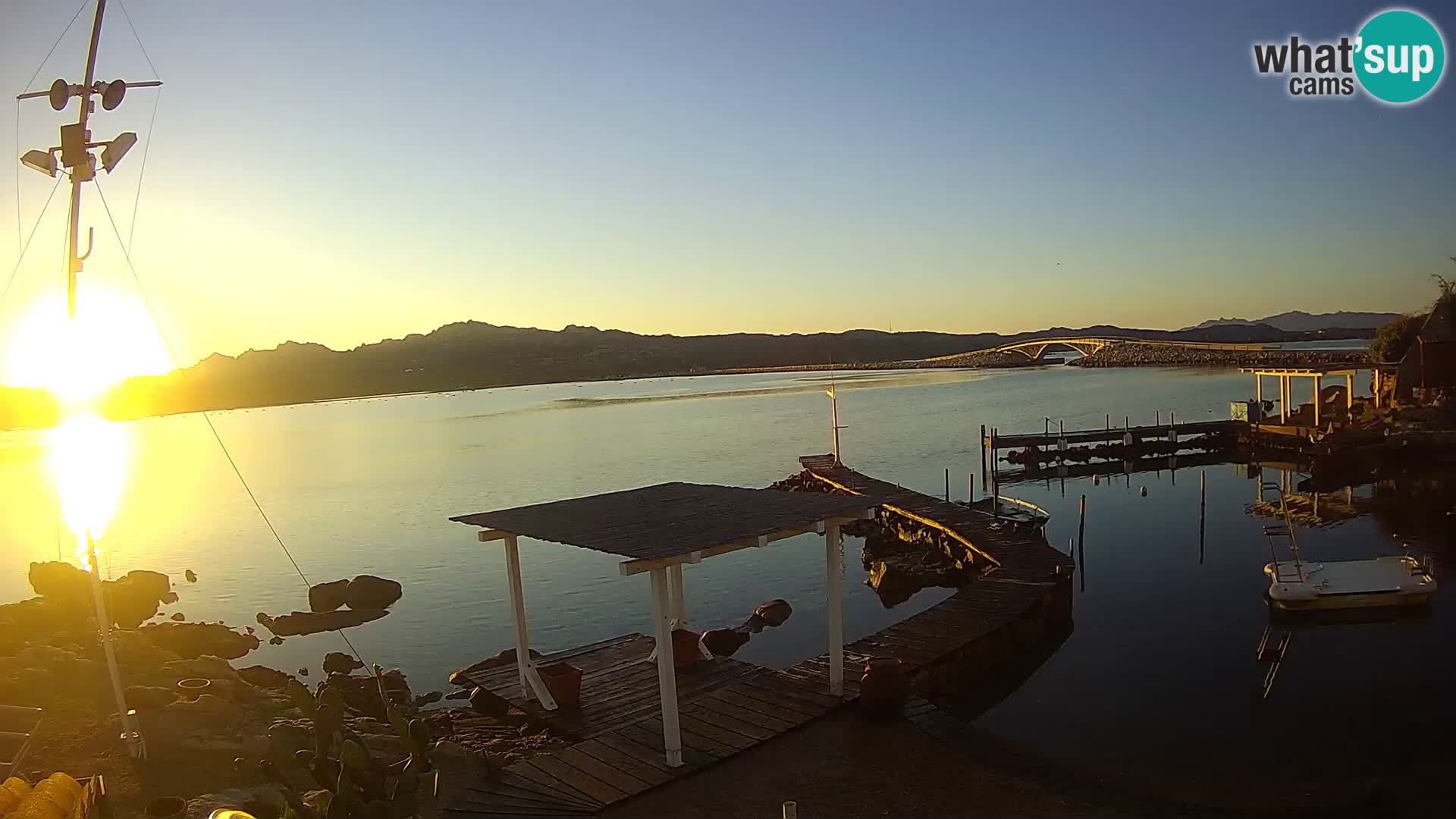 Live webcam Ponte Caprera – La Maddalena – Sardegna – Italia