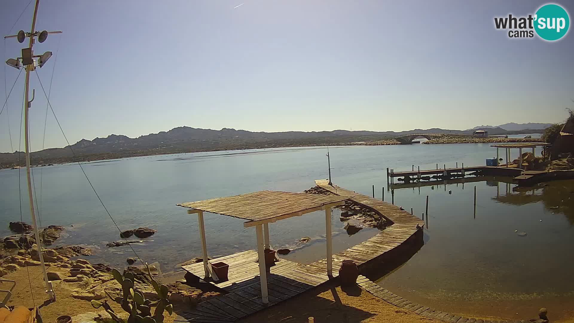 Live-Webcam Ponte Caprera – La Maddalena – Sardinien – Italien