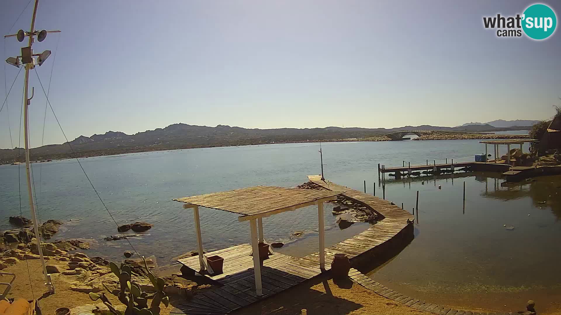 Live webcam Ponte Caprera – La Maddalena – Sardegna – Italia