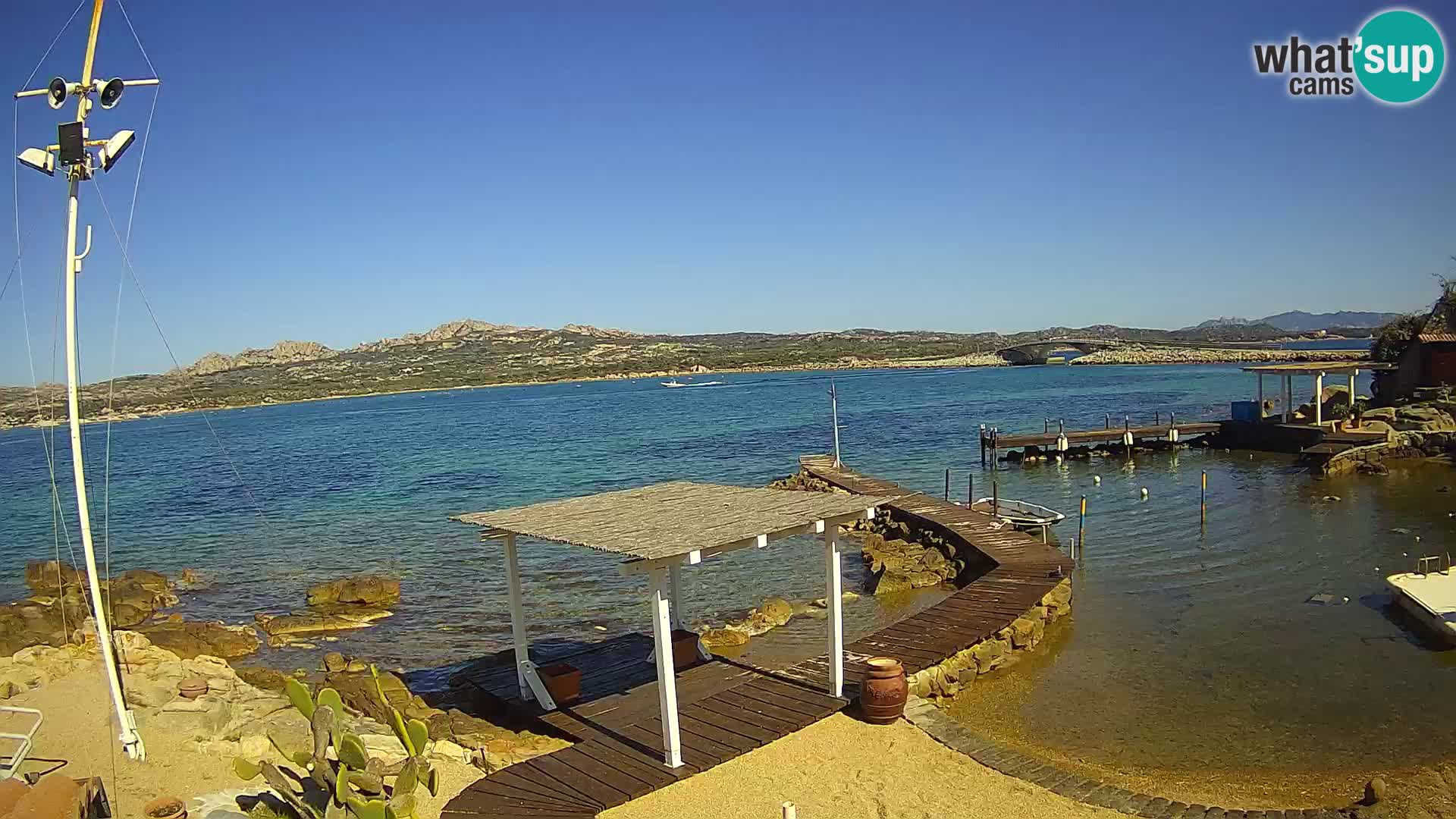 Live-Webcam Ponte Caprera – La Maddalena – Sardinien – Italien