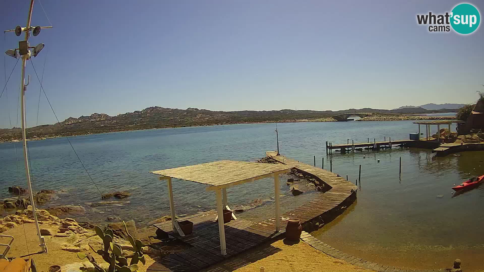 Webcam en vivo Ponte Caprera – La Maddalena – Cerdeña – Italia