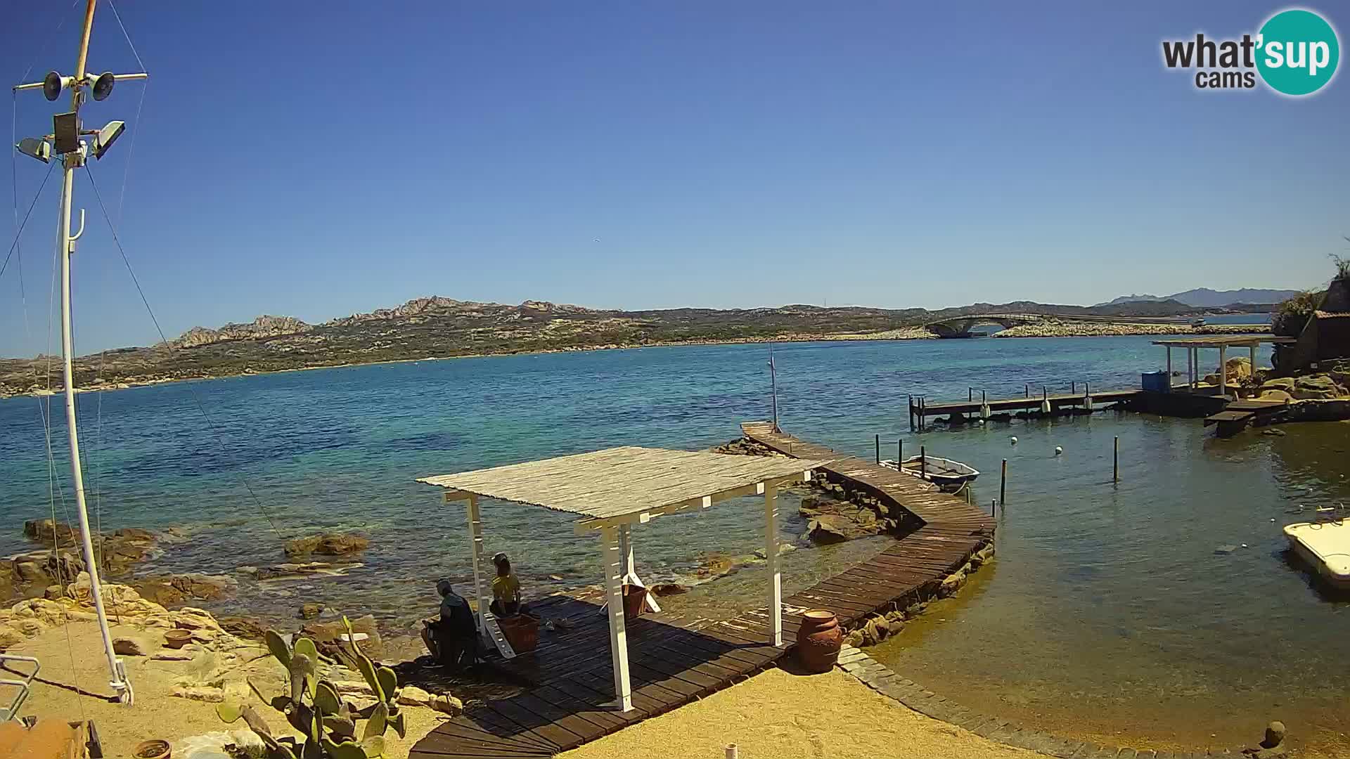 Live webcam Ponte Caprera – La Maddalena – Sardegna – Italia