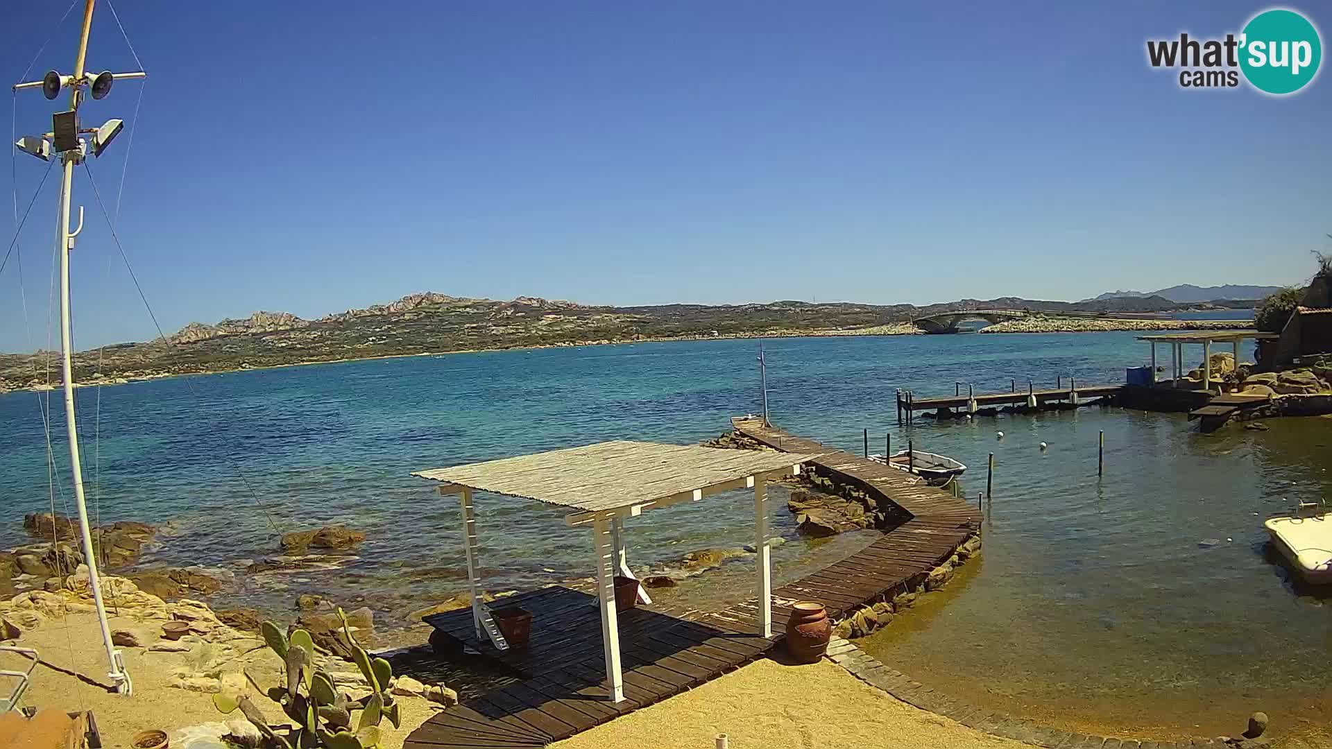 Webcam en direct Ponte Caprera – La Maddalena – Sardaigne – Italie