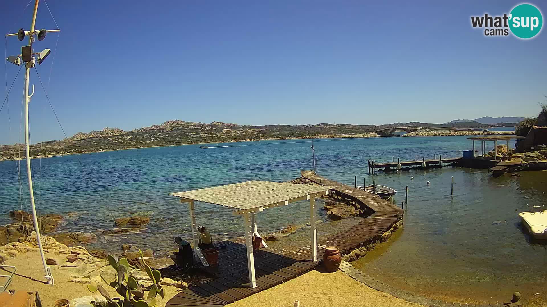 Live-Webcam Ponte Caprera – La Maddalena – Sardinien – Italien