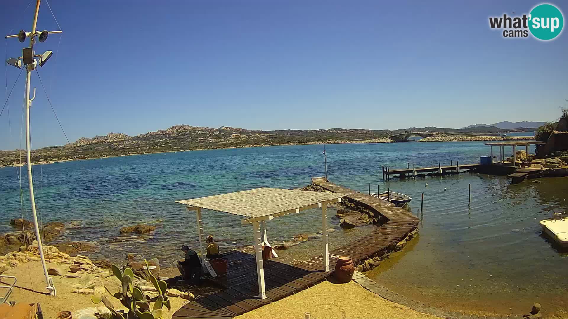 Live webcam Ponte Caprera – La Maddalena – Sardinia – Italy