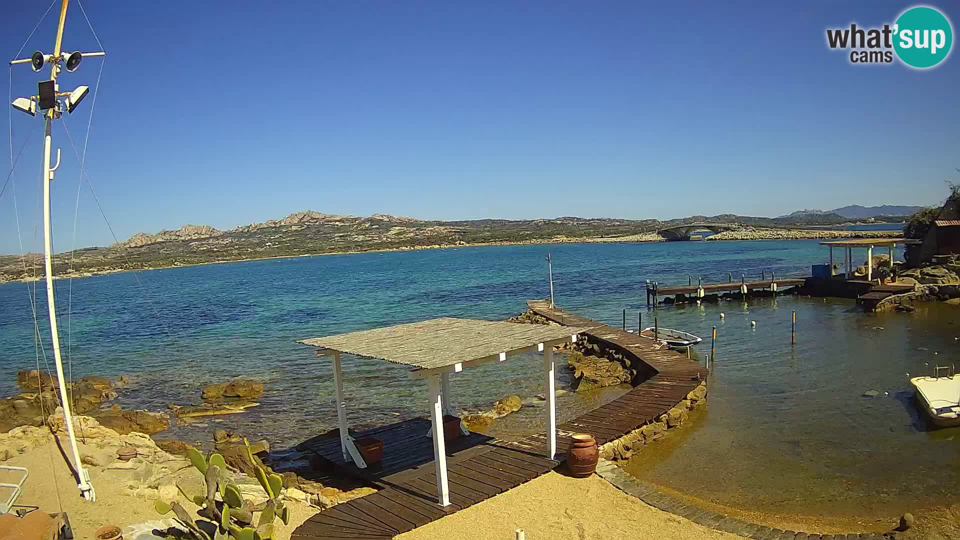 Live webcam Ponte Caprera – La Maddalena – Sardegna – Italia