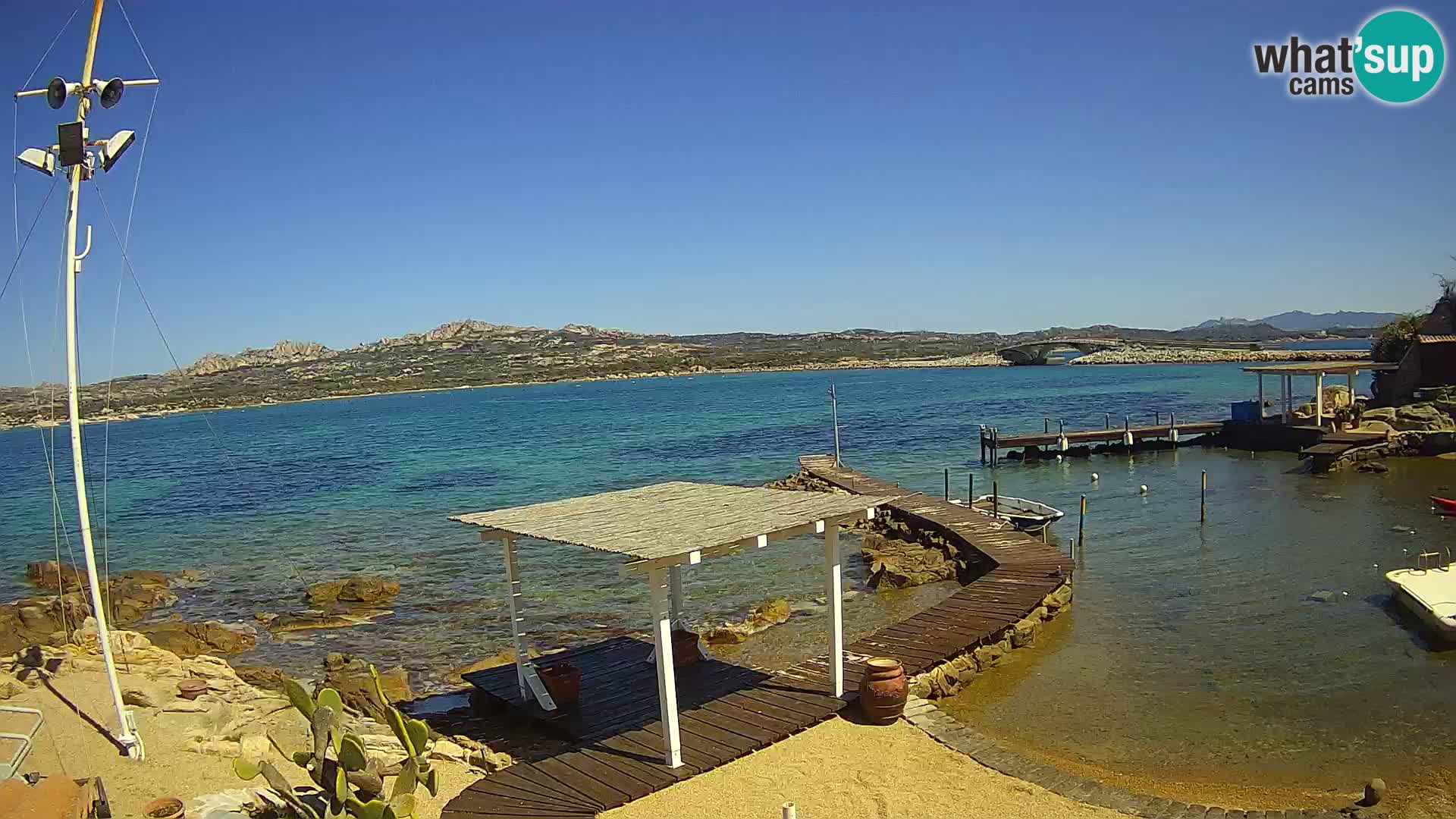 Live webcam Ponte Caprera – La Maddalena – Sardegna – Italia