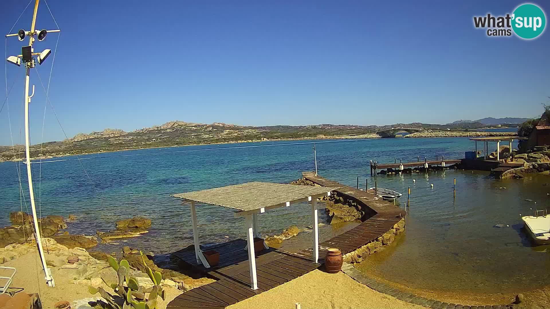Live webcam Ponte Caprera – La Maddalena – Sardegna – Italia