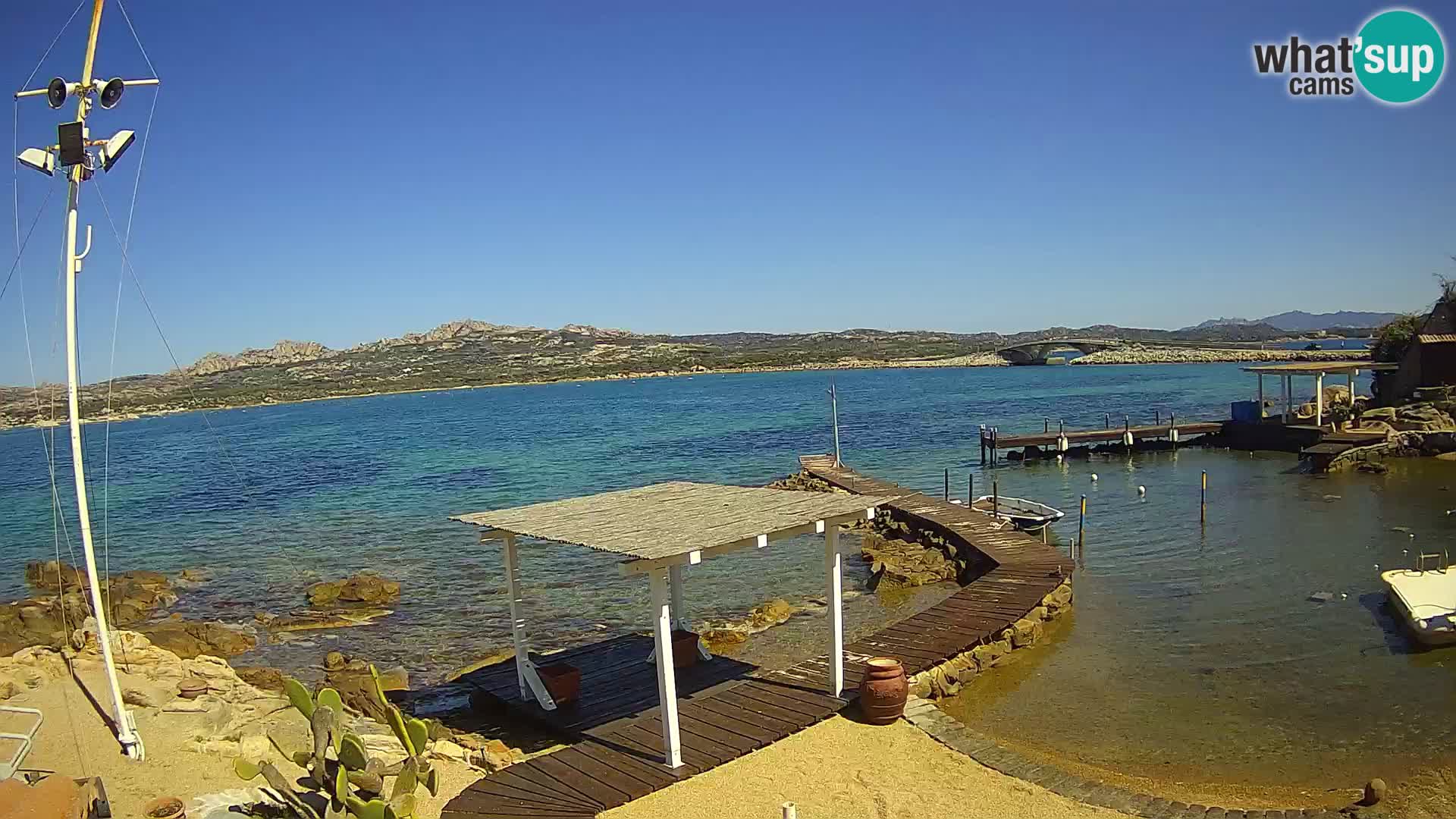 Webcam en vivo Ponte Caprera – La Maddalena – Cerdeña – Italia