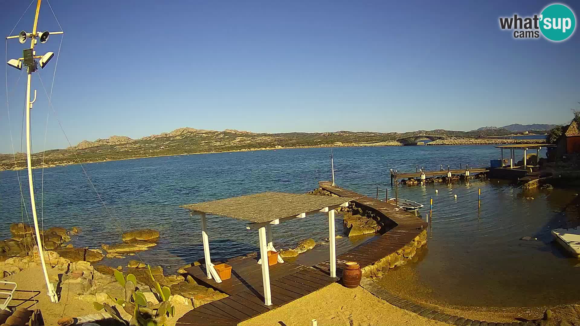 Webcam en direct Ponte Caprera – La Maddalena – Sardaigne – Italie