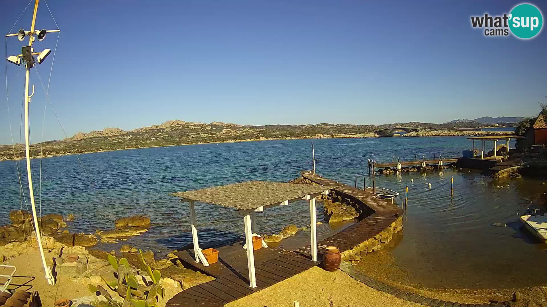 Live-Webcam Ponte Caprera – La Maddalena – Sardinien – Italien