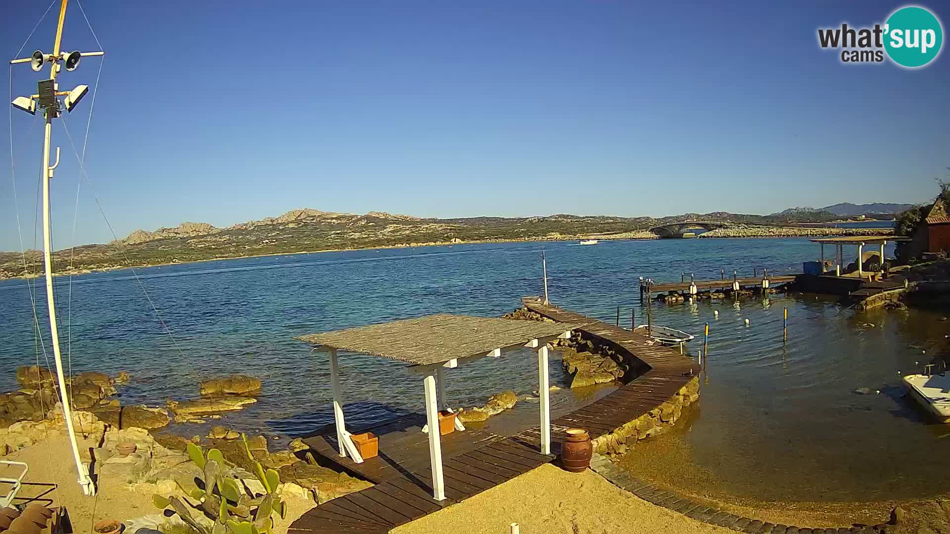 Live webcam Ponte Caprera – La Maddalena – Sardinia – Italy
