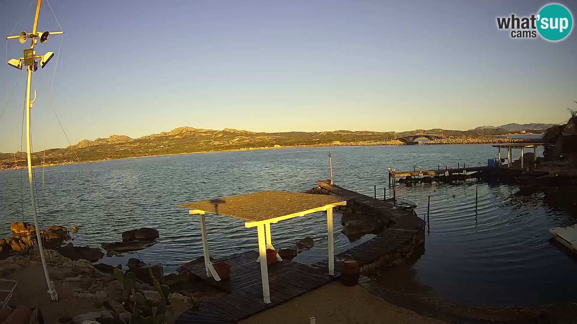 Live-Webcam Ponte Caprera – La Maddalena – Sardinien – Italien