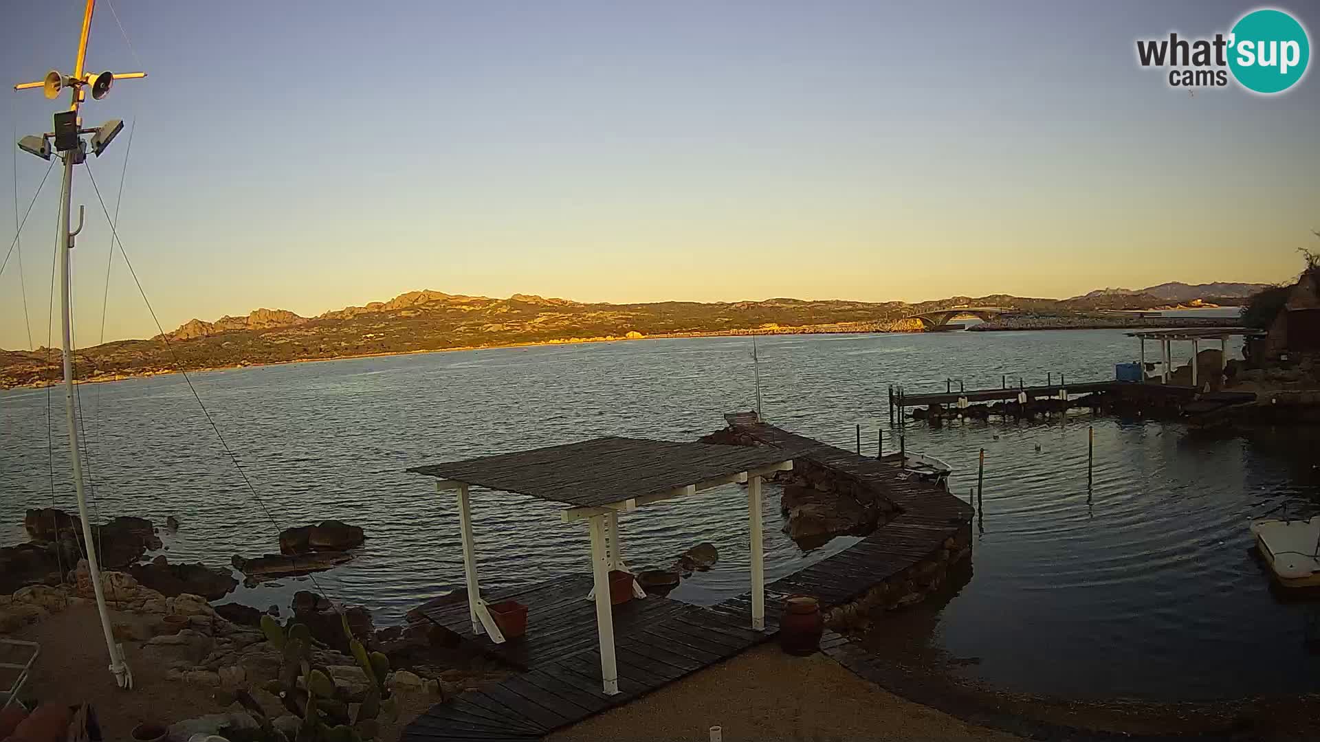 Live webcam Ponte Caprera – La Maddalena – Sardegna – Italia
