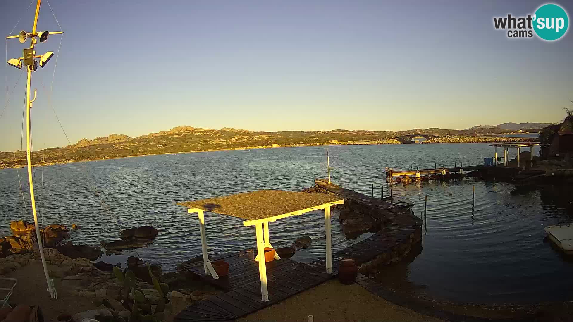 Webcam en direct Ponte Caprera – La Maddalena – Sardaigne – Italie