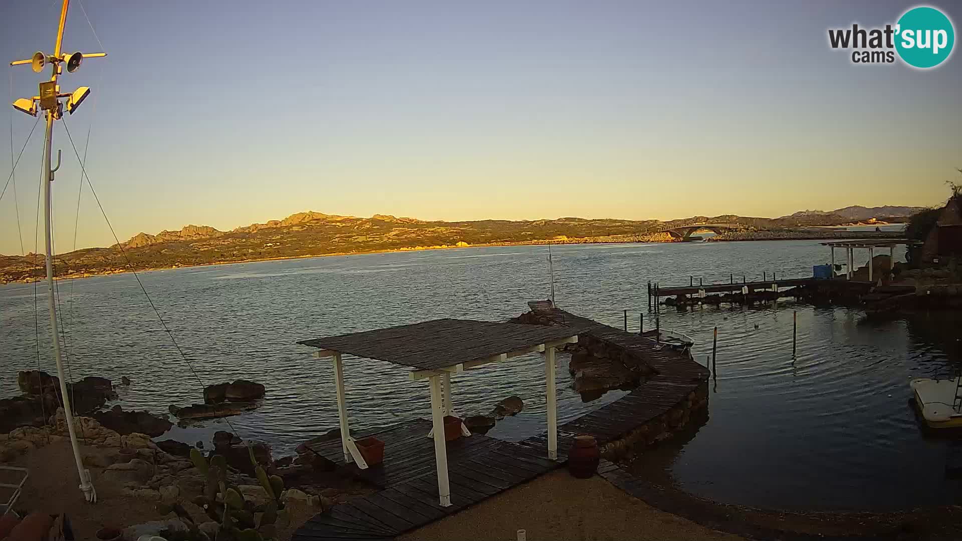 Webcam en vivo Ponte Caprera – La Maddalena – Cerdeña – Italia