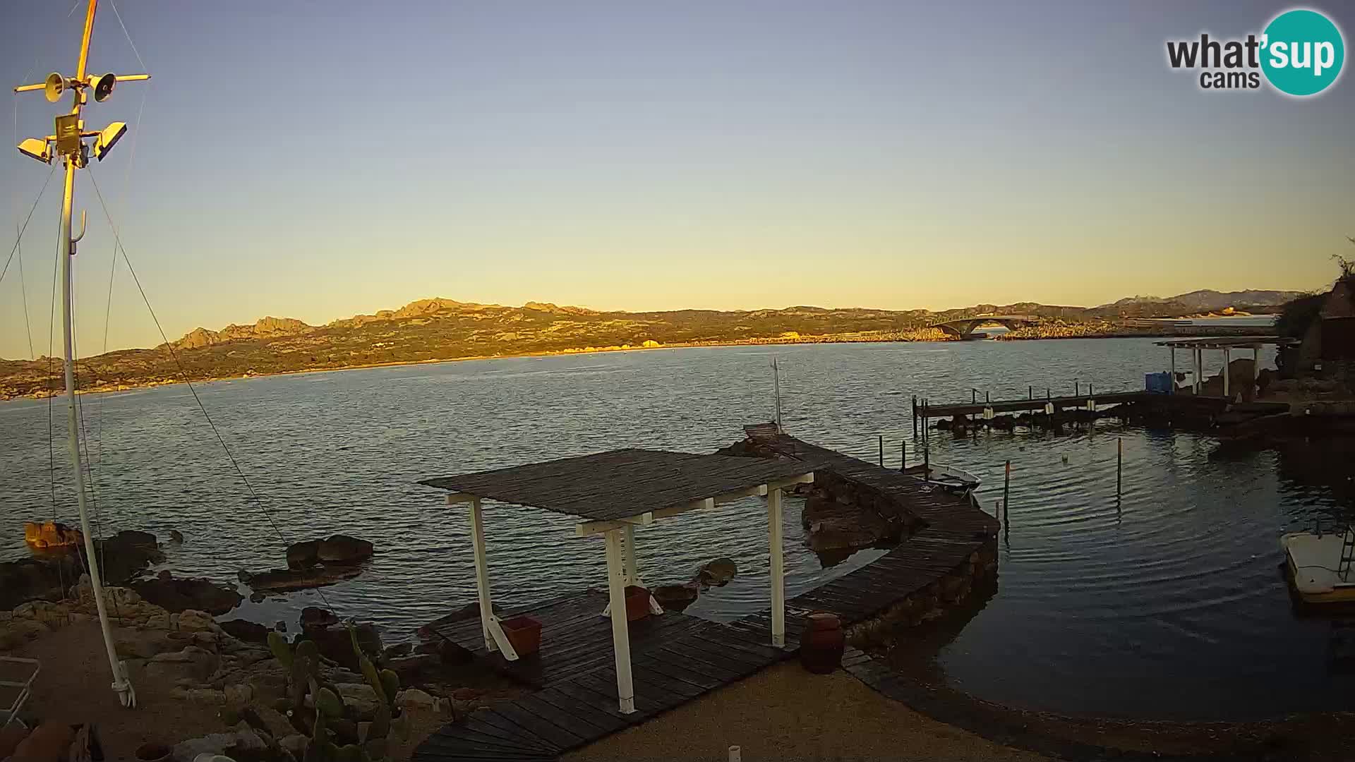 Webcam en vivo Ponte Caprera – La Maddalena – Cerdeña – Italia