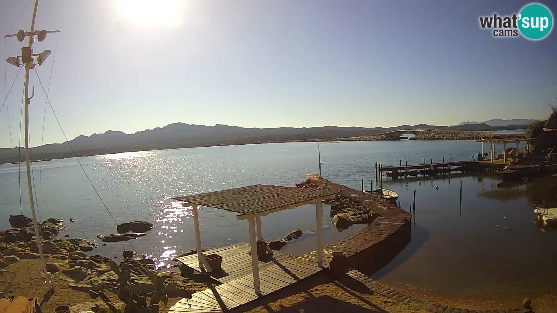 Webcam en direct Ponte Caprera – La Maddalena – Sardaigne – Italie