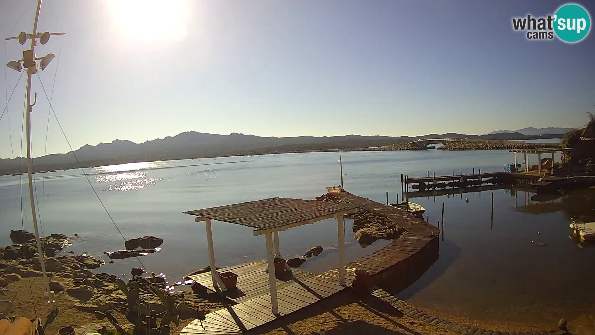 Webcam en vivo Ponte Caprera – La Maddalena – Cerdeña – Italia