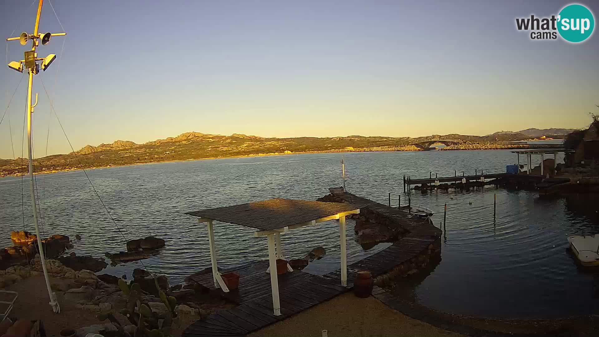 Webcam en direct Ponte Caprera – La Maddalena – Sardaigne – Italie